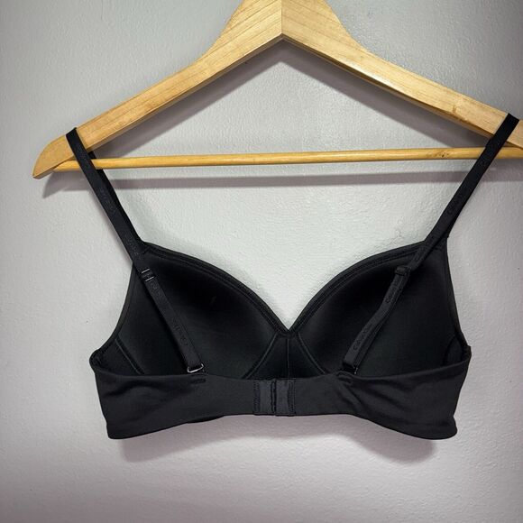 Calvin Klein Black Padded Underwire Bra Women’s Size Small Adjustable Straps - Picture 3 of 6